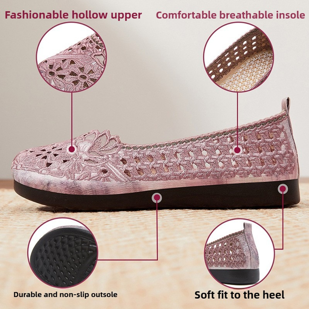 Breathable Hanfu Shoes In Spring And Autumn Womens Shoes With Soft Soles Fabric Shoes Traditional E 1