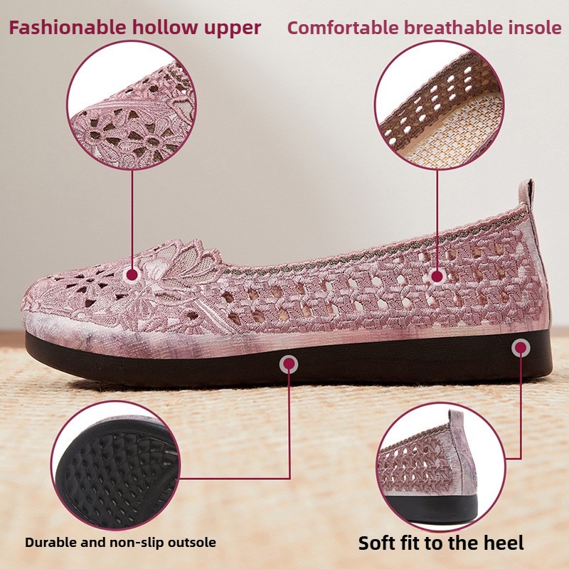 Breathable Hanfu Shoes In Spring And Autumn Womens Shoes With Soft Soles Fabric Shoes Traditional E 1