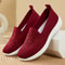 Womens Summer Soft Embroidery Flat Shoes, Knitted Breathable Shoes, Chinese Flower Style Casual Flats, New Fashion