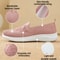 Womens Summer Soft Embroidery Flat Shoes, Knitted Breathable Shoes, Chinese Flower Style Casual Flats, New Fashion