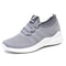 Women Casual Shoes Fashion, Breathable Walking Mesh Flat Shoes Sneakers, Gym Vulcanized Shoes, Purple Female Footwear