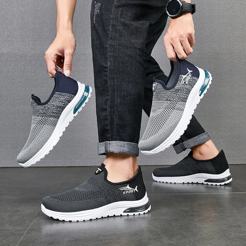 Mens Summer Shoes, Comfortable Lazy Shoes, Breathable Mesh Casual Sports Shoes Man, Cheap Shoes for Men, Clearance