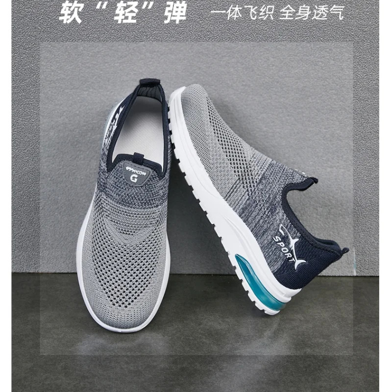Mens Summer Shoes, Comfortable Lazy Shoes, Breathable Mesh Casual Sports Shoes Man, Cheap Shoes for Men, Clearance