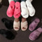 Womens Fluffy Slippers Fashion Cross Band Soft Plush House Shoes Cozy Furry Open Toe Indoor Outdoor 0