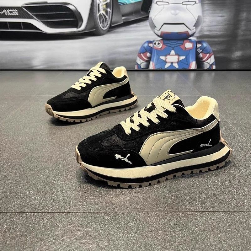 Mens Sports Shoes, Summer Casual Shoes, Thick Soled Comfortable Men's Shoes, Non-slip Outdoor Fashion Casual Board Shoe