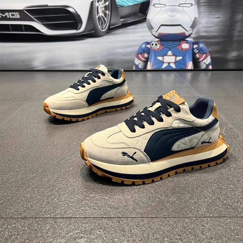 Mens Sports Shoes, Summer Casual Shoes, Thick Soled Comfortable Men's Shoes, Non-slip Outdoor Fashion Casual Board Shoe