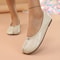 Leather Womens Toe Separator Loafers, Comfortable Flat Slip-On Shoes, Breathable Casual Everyday Comfort Footwear