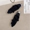 Vintage Mary Jane Flats for Women, Ballet-Inspired Round-Toe Slip-On Slip Resistant Work Pumps with Elastic Strap