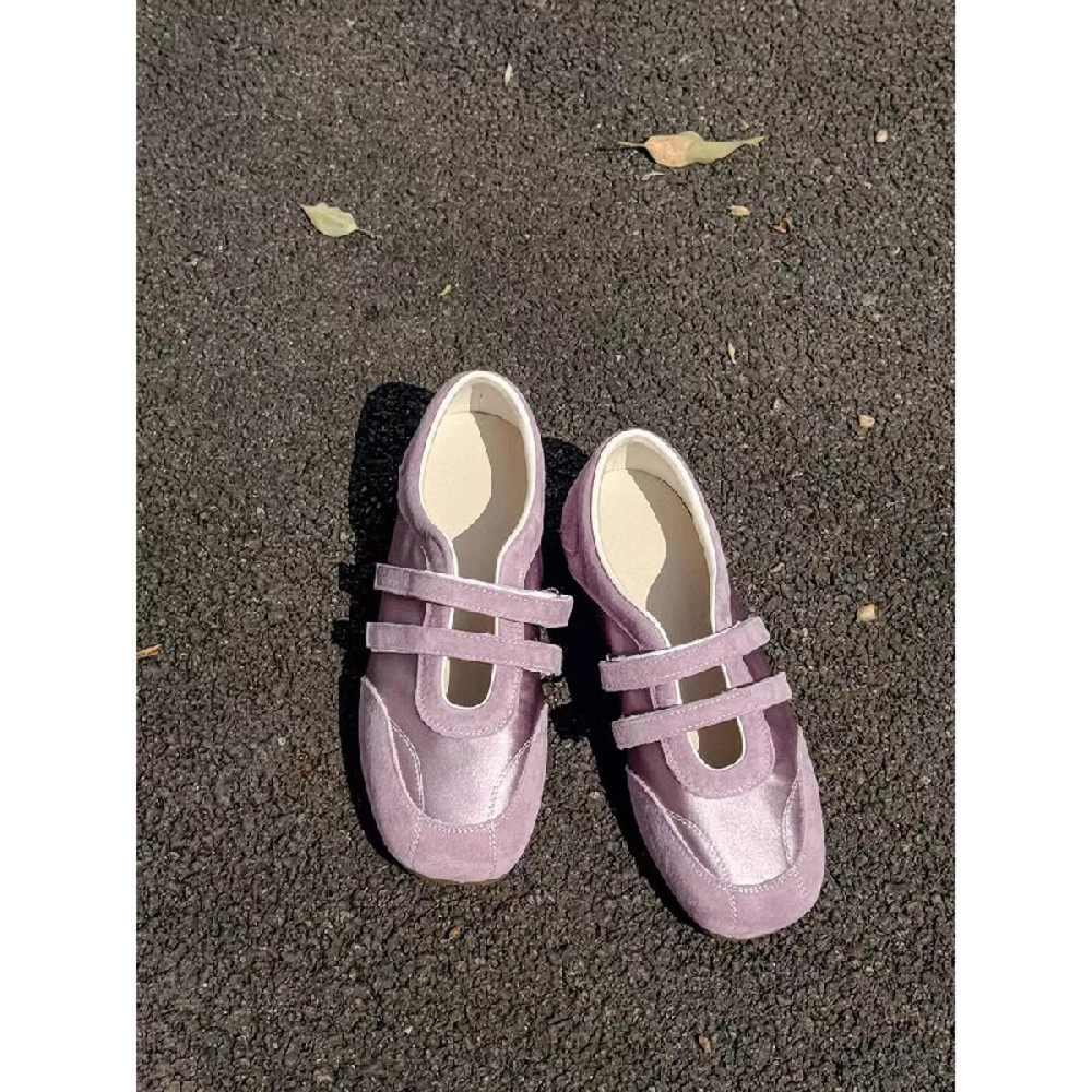 Womens Silver Gray Lace-Up Sneakers, Lightweight Suede & Mesh Comfort Shoes with White Socks for Casual Wear