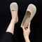 Casual Women Flats Knitted Breathable Sneakers Ladies Soft Bottom Ballet Loafers Comfortable Slip O 6