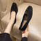 Spring Summer Breathable Mesh Flats For Women Stylish Square Toe SlipOn Loafers Soft Sole Fashion F 6