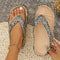 Adjustable DoubleBuckle Summer Holiday Printing Soft Women Slippers Pillow Platform Travel Sandals 38