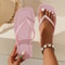 Casual Summer Women Flip Flops Solid Color NonSlip Lightweight EVA Flat Sandals For Indoor Outdoor 0