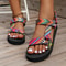 Summer Flat Women's Shoes Hemp Rope Foot Sandals Outdoor All-Match Casual Slippers Comfortable Women Sandals