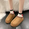 Feslishoet Winter Woman Slippers With Plush Interior Thick Bottom Anti Slip Sole Embroidered Fashio 3