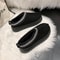 Feslishoet Winter Woman Slippers With Plush Interior Thick Bottom Anti Slip Sole Embroidered Fashio 6