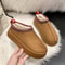 Feslishoet Winter Woman Slippers With Plush Interior Thick Bottom Anti Slip Sole Embroidered Fashio 7