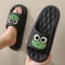 Summer Beach Slides Bathroom Anti Slip Slipper, Non-Slip Home Flip Flops Cartoon Frog Soft Sandals