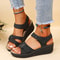 Womens Summer Wedge Sandals New Fashion Non Slip Lightweight Platform Sandalias Mujer Casual Beach 1