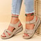 Womens Summer Wedge Sandals New Fashion Non Slip Lightweight Platform Sandalias Mujer Casual Beach 4