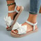 Women Antislip Trend Sandals Lightweight Summer Fashion Sandals Beach Casual Slippers Outdoor Bow T 4