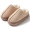 Women Autumn Winter Home Slippers OpenToe Cross Band Linen Soled Indoor Slides NonSlip Bathroom Sli 6