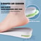 Sports Air Cushion Gel Insoles, Pair Comfortable Shoe Insoles for Men Women Shock Absorbing Pads