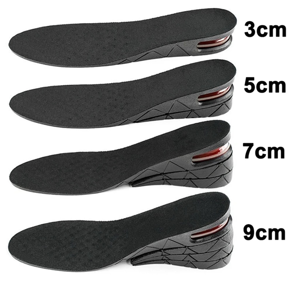 Adjustable Height Increase Insole with Air Cushion, Elevator Shoe Lifts Kit Inserts Shock Absorbing Insoles
