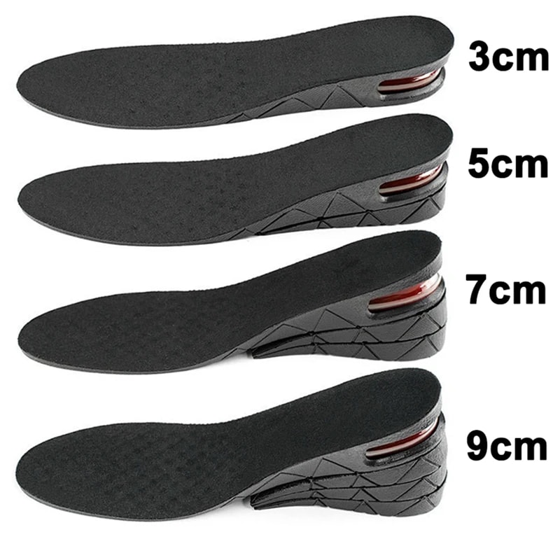 Adjustable Height Increase Insole with Air Cushion, Elevator Shoe Lifts Kit Inserts Shock Absorbing Insoles