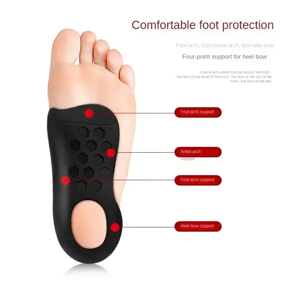 Orthopedic Insoles Orthotic For Flat Foot OShaped Legs Arch Support Correction Plantar Fasciitis XO 1