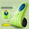 Green PU Memory Foam Sports Shock Absorption Insole with Breathable Orthopedic Arch Support Shoes Pad for Men and Women