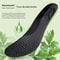 Green PU Memory Foam Sports Shock Absorption Insole with Breathable Orthopedic Arch Support Shoes Pad for Men and Women