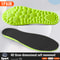 4D Sport Insoles for Shoes, Shock Absorption Breathable Cushion Deodorant Running Insoles for Men and Women
