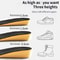 Height Increase Insoles for Men & Women, Invisible Heel Lift Shoe Sole Pads with Breathable Shock Absorption Foot Care