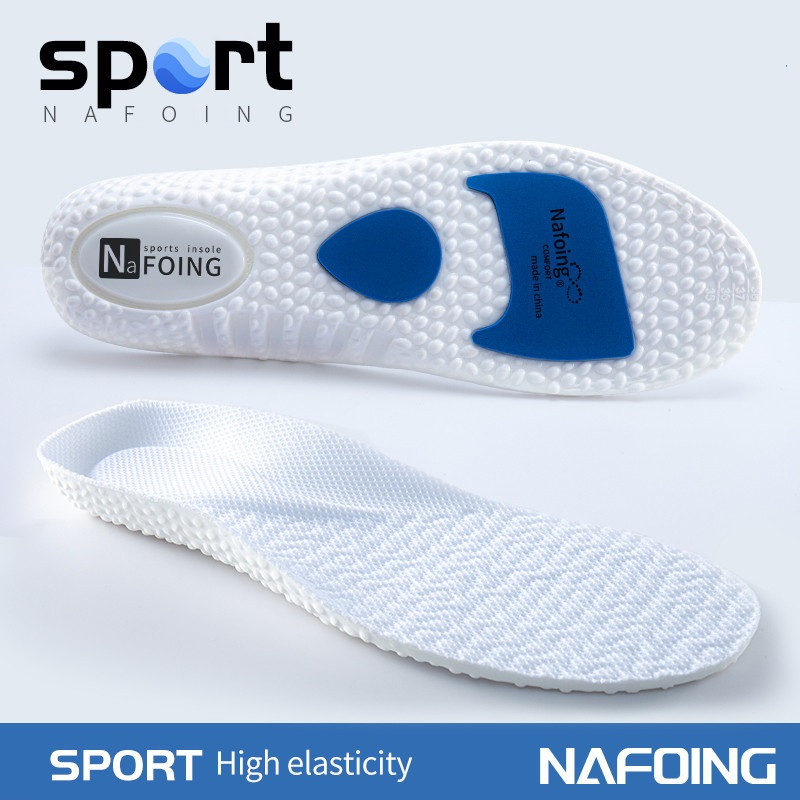 Breathable Cushion Sport Insoles for Shoes Sole Shock Absorption Deodorant Running Insoles for Feet Men Women Massage
