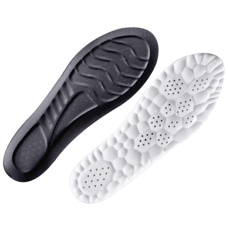 PU Soft 5D Sports Insoles for Shoes with Breathable Shock Absorption, Orthopedic Arch Support Running Insole for Comfort
