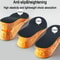 Mens Invisible Height Increase Sport Insoles with Orange EVA Memory Foam Shoe Sole Pad for Comfortable Breathable Foot