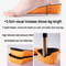 Mens Invisible Height Increase Sport Insoles with Orange EVA Memory Foam Shoe Sole Pad for Comfortable Breathable Foot