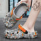 Mens Summer Outdoor Beach Sandals Clogs, Camouflage Platform Aqua Shoes, Soft EVA Slippers, Indoor Home Slides