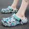 Mens Summer Outdoor Beach Sandals Clogs, Camouflage Platform Aqua Shoes, Soft EVA Slippers, Indoor Home Slides