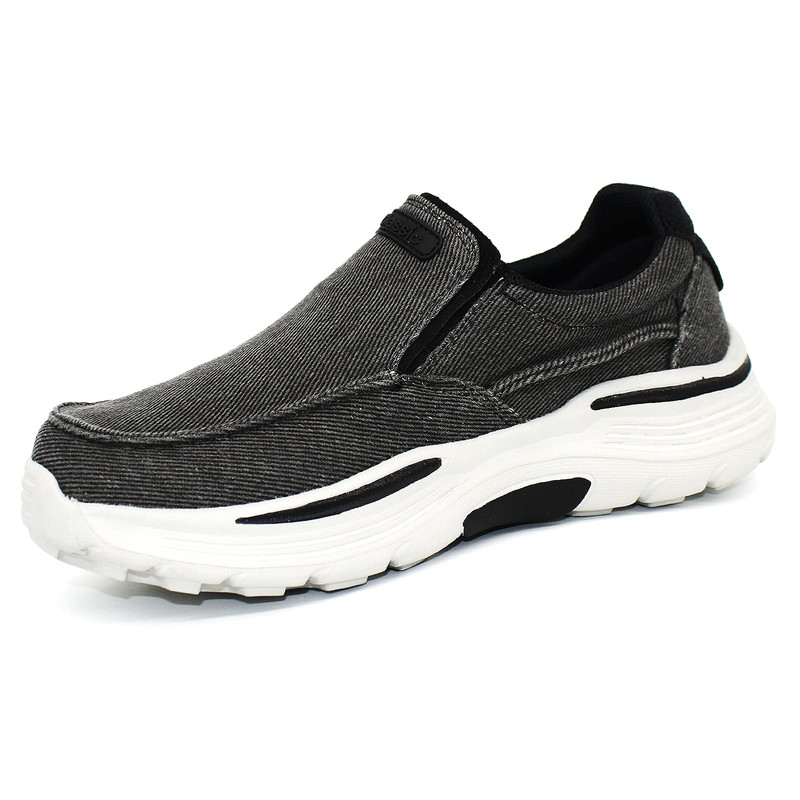 Mens Casual Shoes Canvas Breathable Loafers Comfortable Outdoor Walking Sneakers Classic Loafers Fo 6