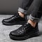 Casual Men Shoes Sneakers Trend Breathable Leather Sneakers NonSlip Male Footwear Comfortable Leisu 1