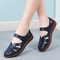 Summer Women Sandals Comfortable Ladies Girls Ankle Hollow Round Toe Sandals Soft Beach Sole Casual 9