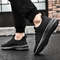 Fashion Men Casual Shoes Breathable Walking Mesh Flat Sneakers For Men Gym Style Black Vulcanized M 0
