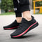 Fashion Men Casual Shoes Breathable Walking Mesh Flat Sneakers For Men Gym Style Black Vulcanized M 4