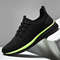 Fashion Men Casual Shoes Breathable Walking Mesh Flat Sneakers For Men Gym Style Black Vulcanized M 6