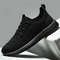 Fashion Men Casual Shoes Breathable Walking Mesh Flat Sneakers For Men Gym Style Black Vulcanized M 8
