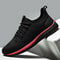 Fashion Men Casual Shoes Breathable Walking Mesh Flat Sneakers For Men Gym Style Black Vulcanized M 7