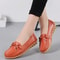 Genuine Leather New Woman Flats Shoes Ballet Flat Sneakers Soft Moccasins Ladies Boat Ballerina Esp 4