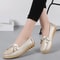 Genuine Leather New Woman Flats Shoes Ballet Flat Sneakers Soft Moccasins Ladies Boat Ballerina Esp 3